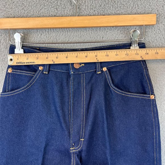 Vintage Women's Finesse 80's High Waisted Denim Blue Jeans Straight Leg Size 12 - Picture 5 of 9